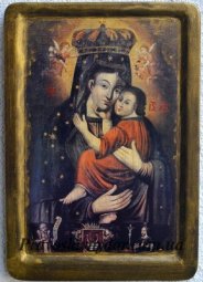 <<The Icon of The Virgin Mary of Sambir>> (XVI century) - фото
