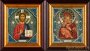  Wedding couple Icon of Christ Pantocrator and Vladimir Icon of the Mother of God