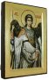 Icon of Archangel Michael in gilded Greek style 17x23 cm