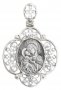 The image of the Mother of God "Vladimirskaya", openwork, silver 925°