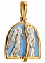 The image of "the Annunciation", silver 925 gilt, enamel