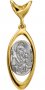 The image of the Mother of God "Iver", silver 925 ° with gilding