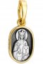 The image of the "Holy Martyr Ludmila", silver 925° gilt