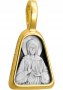 The Image Of "SV. Matron", 925° sterling silver, gold plated