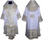 Bishop's Vestment embroidered on gabardine, embroidered lace R 060a