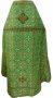 Priest vestments, quality brocade of green color