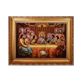 Amber Icon of the Last Supper 40x60 cm