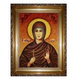 Amber Icon Holy Martyr Alla 40x60 cm