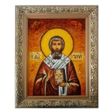 Amber Icon Holy Apostle Stachy 15x20 cm