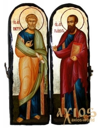 The icon under the old days The Holy Apostles Peter and Paul Skladen double 10x30 cm The icon under the old days The Holy Apostles Peter and Paul Skladen double 10x30 cm - фото