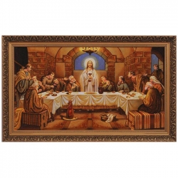 Amber Icon of the Last Supper 40x60 cm - фото