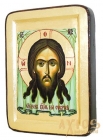 Icon of the Savior Not Made by Greek style in gilding without a casket