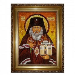 The Amber Icon The Holy Archbishop of San Francisco and Shanghai John 80x120 cm The Amber Icon The Holy Archbishop of San Francisco and Shanghai John 80x120 cm - фото