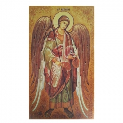 The Amber Icon Saint Michael the Archangel 15x20 cm - фото
