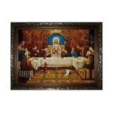 Amber Icon of the Last Supper 40x60 cm