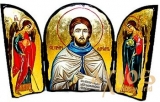 The icon under the antiquity The Reverend Adrian Poshekhonsky Warehouse triple 14x10 cm