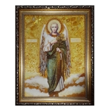Amber Icon Saint Archangel Gabriel 15x20 cm