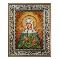The Amber Icon of Saint Ariadne 40x60 cm The Amber Icon of Saint Ariadne 40x60 cm - фото