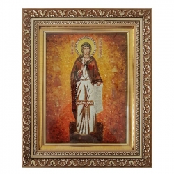 The Amber Icon The Holy Martyr Antonina of Nicaea 80x120 cm The Amber Icon The Holy Martyr Antonina of Nicaea 80x120 cm - фото