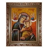 Amber Icon of the Blessed Virgin Relentless Help 60x80 cm