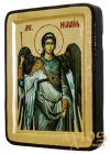 Icon Saint Archangel Michael Greek style in gilding 17x23 cm