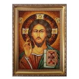 Amber Icon Lord Almighty 15x20 cm
