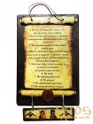 Tablet of the Ten Commandments of God 16x25 cm