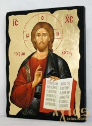 An icon under the old days Savior Lord Almighty with gilding 17x23 cm An icon under the old days Savior Lord Almighty with gilding 17x23 cm - фото
