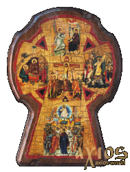 Cross Alekseevsky 7x10 cm Cross Alekseevsky 7x10 cm - фото