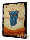 Икона под старину Пресвятая Богородица Спорительница хлебов с позолотой 21x29 см