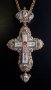 Croix pectorale avec peinture