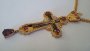 Pectoral cross with painting