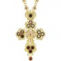 Pectoral cross in gilt brass