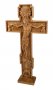 Cross carved