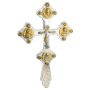 Altar cross brass