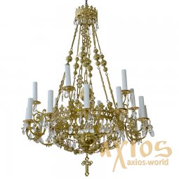 Chandelier, one level, 18 candles (ПК) 06_18_1 - фото