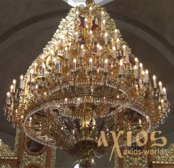 Chandelier, 5 tiered 91 candles (ПК) 03_91_5 - фото