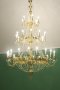 Chandelier 3 tiers 36 candles with lamps 