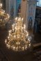 Chandelier 4 tiers 63 candles with lamps 0151
