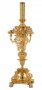 Candlestick royal, cast, with cherubs, on 1 lamp and 43 candles, with gilding