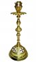 Candlestick on the altar, with red enamel, 32 cm