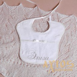 Embroidery version of the name, «Mon Amoure», milk color (1) - фото