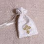The cross is orthodox, embroidery, in gold (6)