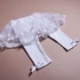 Pants with a tulle skirt, white (ng_002)