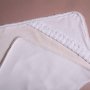 Diapered knitted diaper Rosette, milky color 