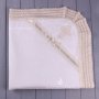 Lacy Christening Blanket  white / milky