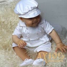 Jumpsuit Timoshka from the collection of the Little Gentleman White - фото