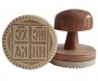 Seal for Bread (crosses print), 60 mm