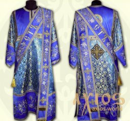 Deacon`s vestments, thick silk - фото