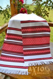 Towel woven №75-02, 240х35 cm - фото